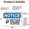 Signmission 7 in Height, 10 in Width, Vinyl Decal, Rectangle OS-2PACK-NS-D-710-L-11613 - alternate 4